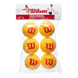 Balles De Tennis Wilson Starter Foam Balls 6er Stage 3 (rot)